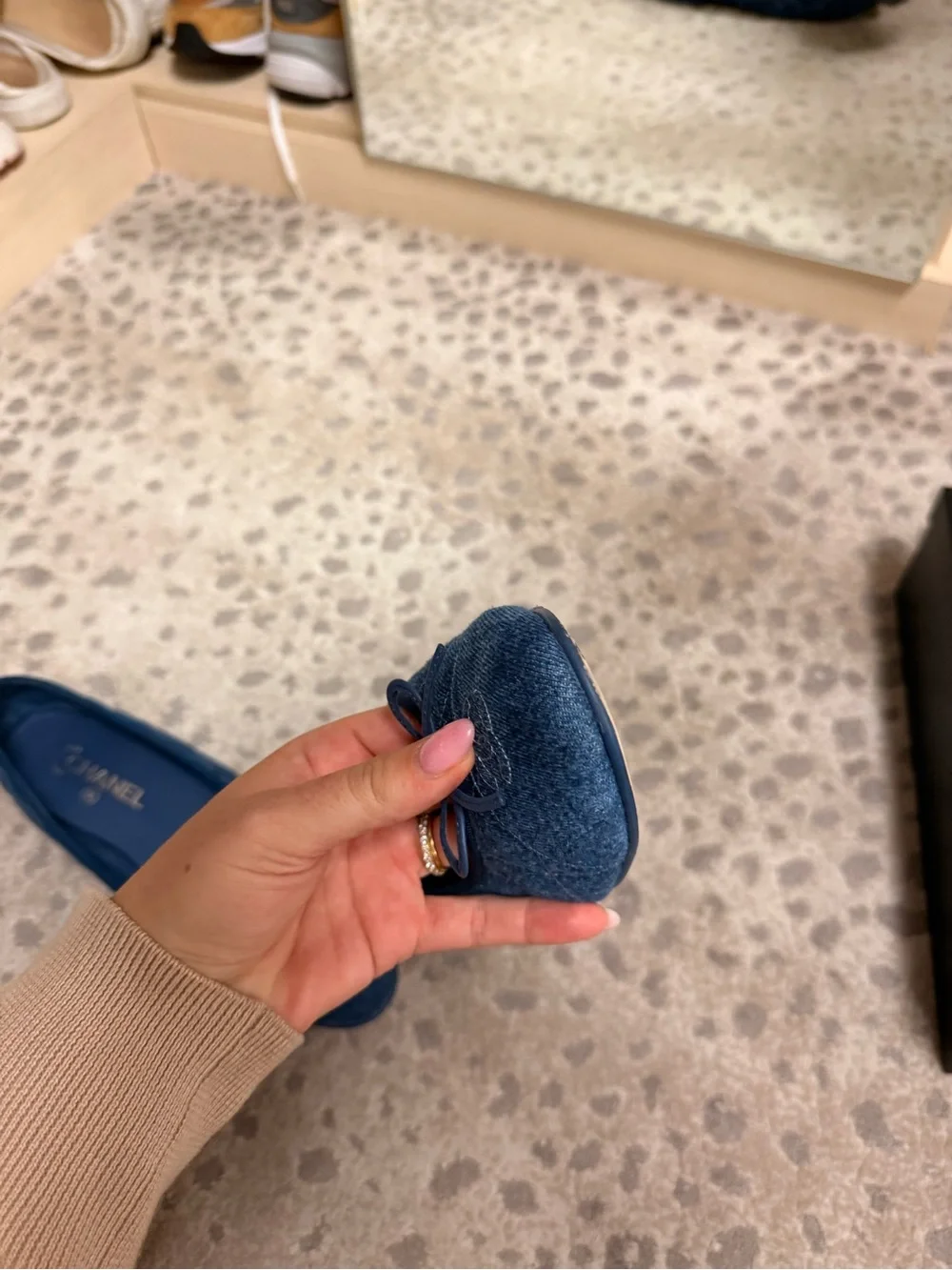 Chanel Denim Ballerinas size 42
